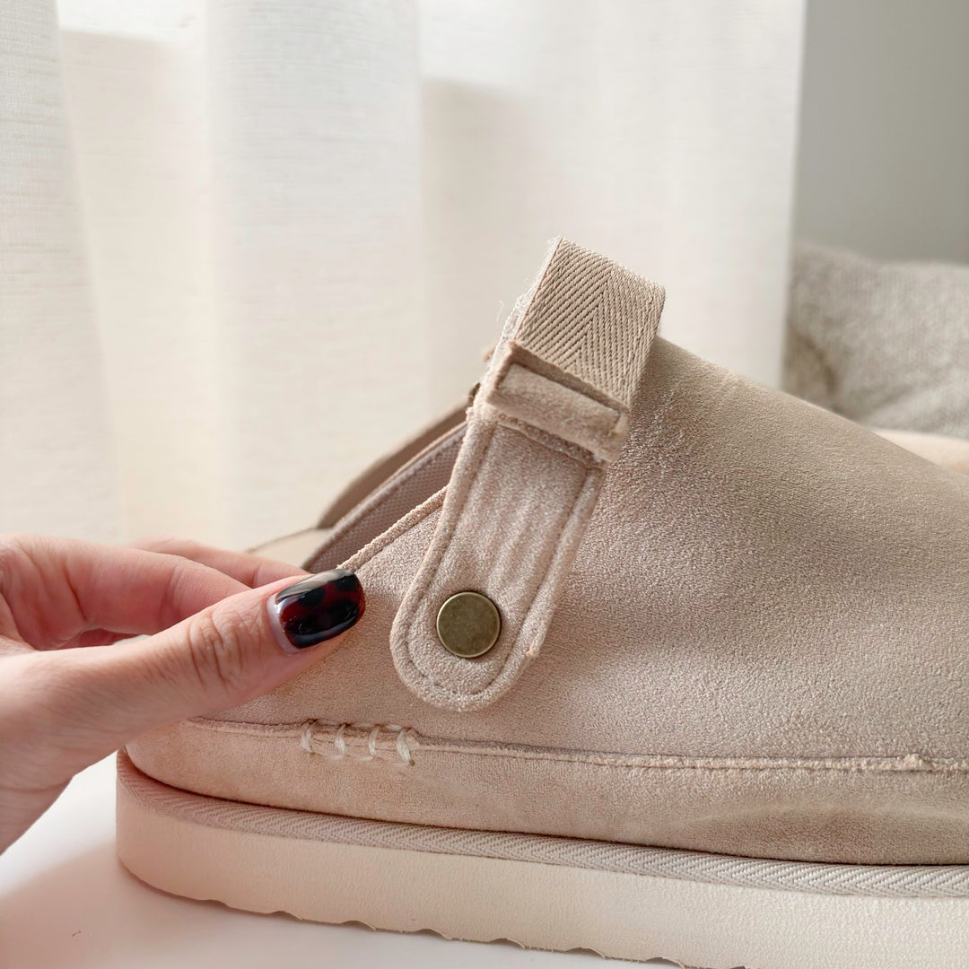 Lightweight suede platform shoes for women