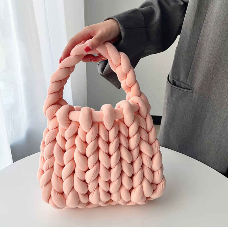 Mini Chunky Knit Handbag
