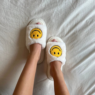 Smiley Face Comfy Slippers