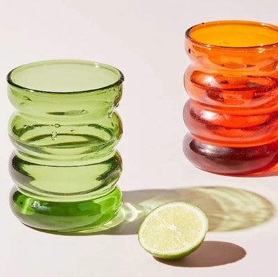 Colorful Bubble Glass Cups