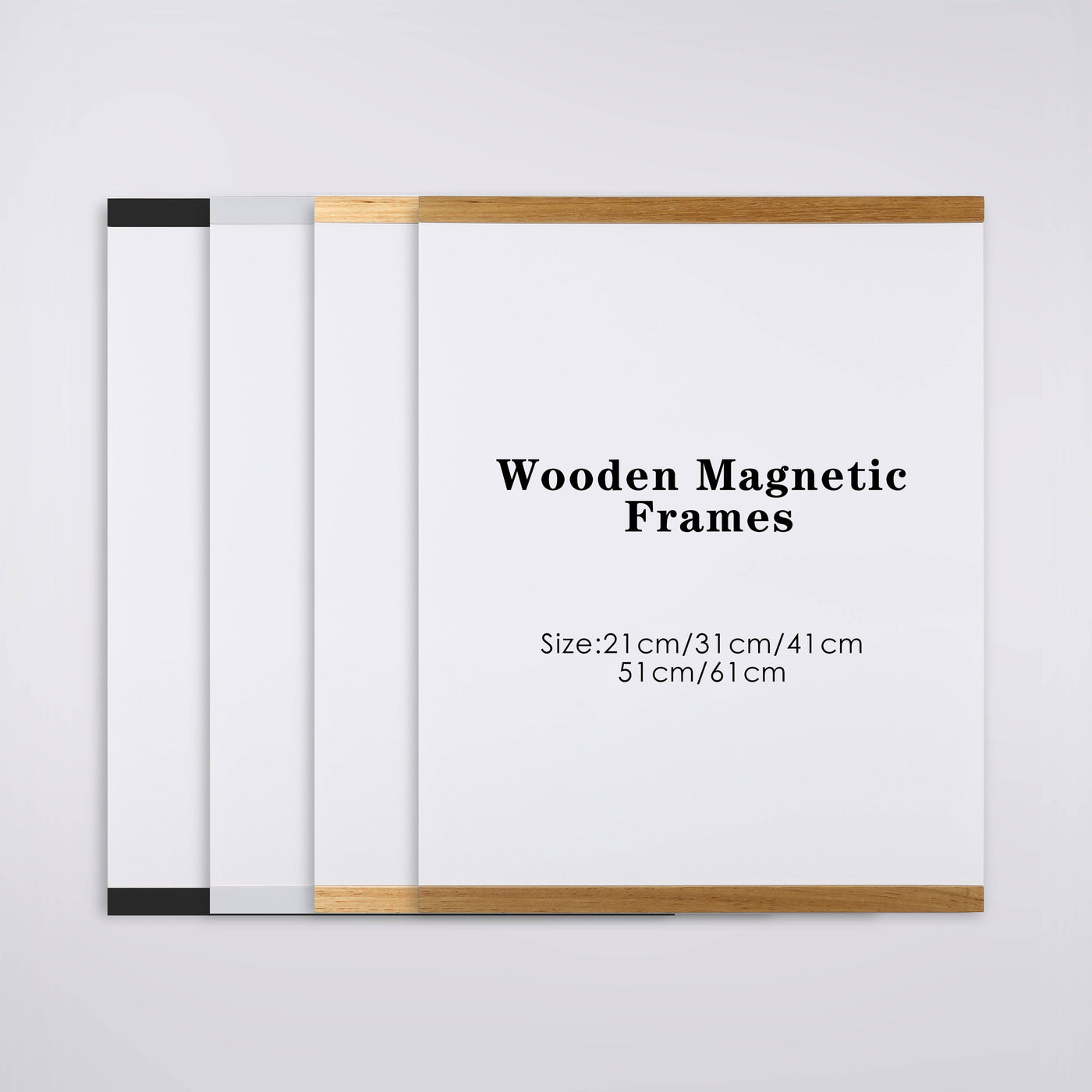 Teak Wood® Magnetic Frame - Nordic Peace