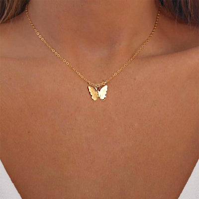 Elea Gold Butterfly Pendent