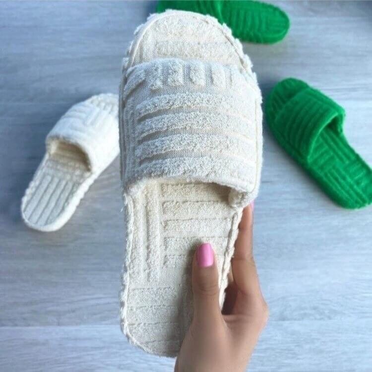 Luxury Terry Cloth Slippers